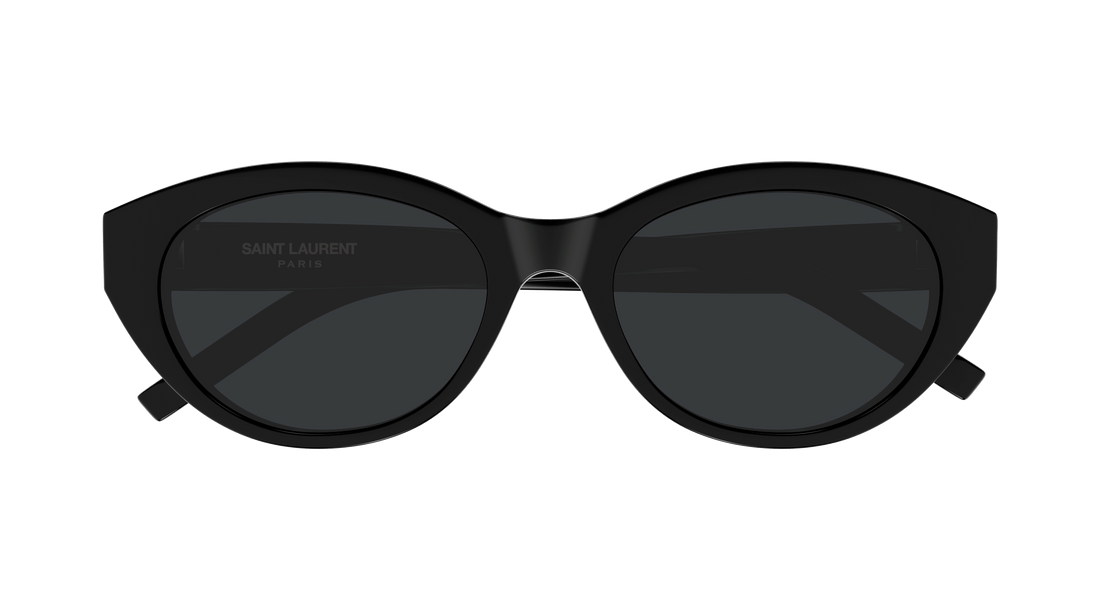 Gafas de sol saint laurent sl m148/f 001 negro round femenino talla 54mm - Vista de detalle