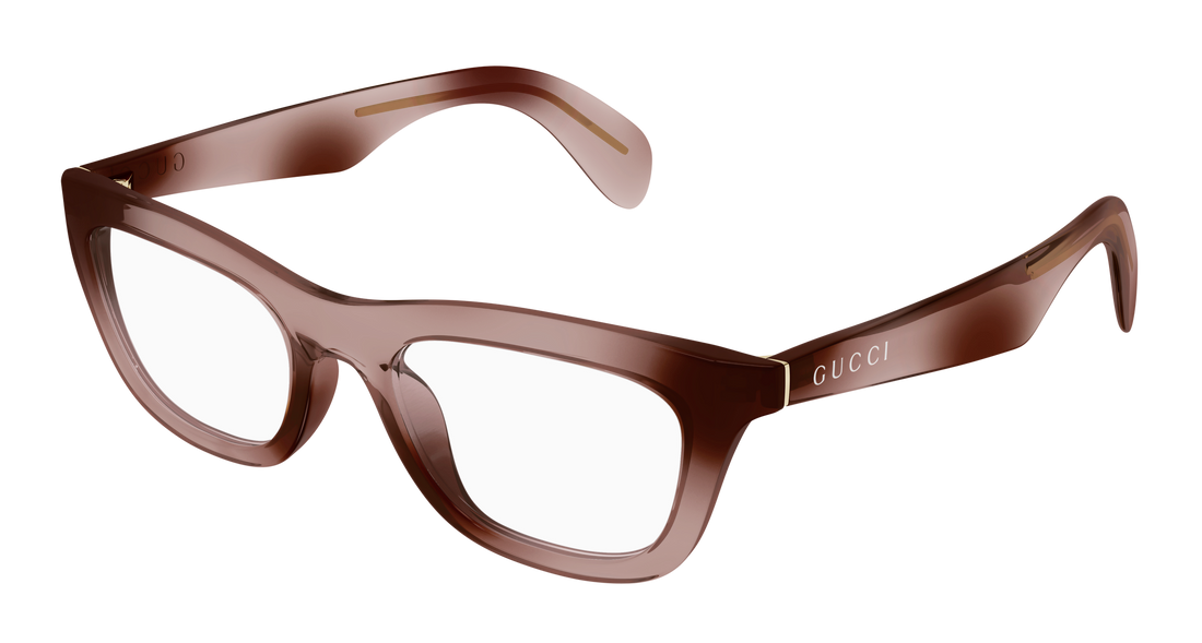 Occhiali da vista gucci gg1932o 002 havana cat eye femenino taglia 51mm - Vista principale