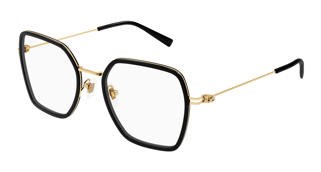 Óculos graduados gucci gg1850o 001 negro square femenino tamanho 51mm - Vista principal