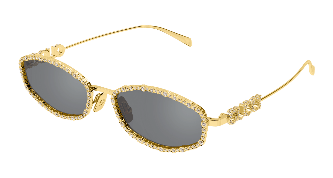 Gafas de sol gucci gg1803s 001 dorado round femenino talla 55mm - Vista principal