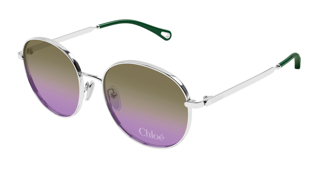 Occhiali da sole chloé ch0325s 002 plateado geometric femenino taglia 55mm - Vista principale
