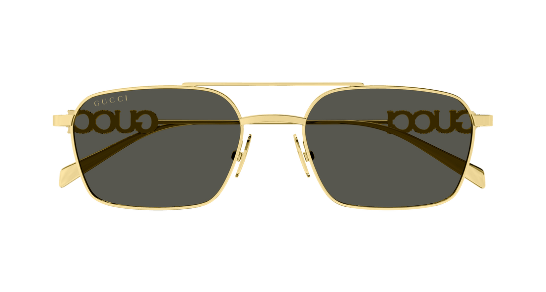 Occhiali da sole gucci gg1804s 001 dorado square femenino taglia 54mm - Vista dettagliata