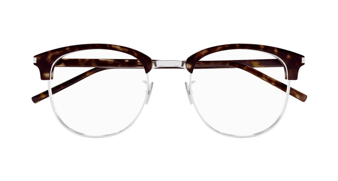 Occhiali da vista saint laurent sl 779 002 havana round unisex taglia 51mm - Vista dettagliata