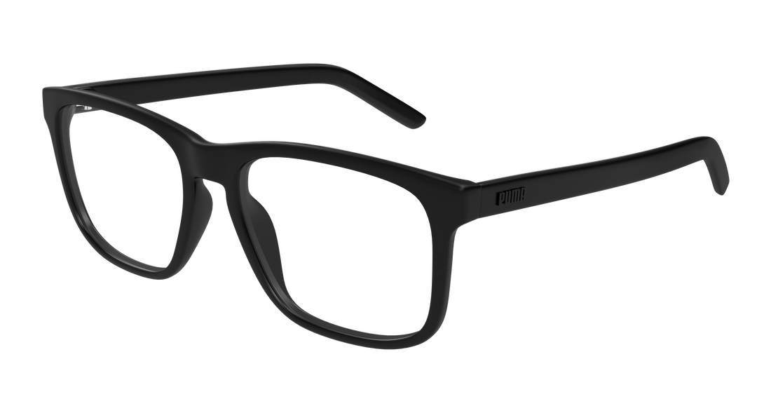 Gafas graduadas puma pu0517o 001 negro rectangular / squared masculino talla 55mm - Vista principal