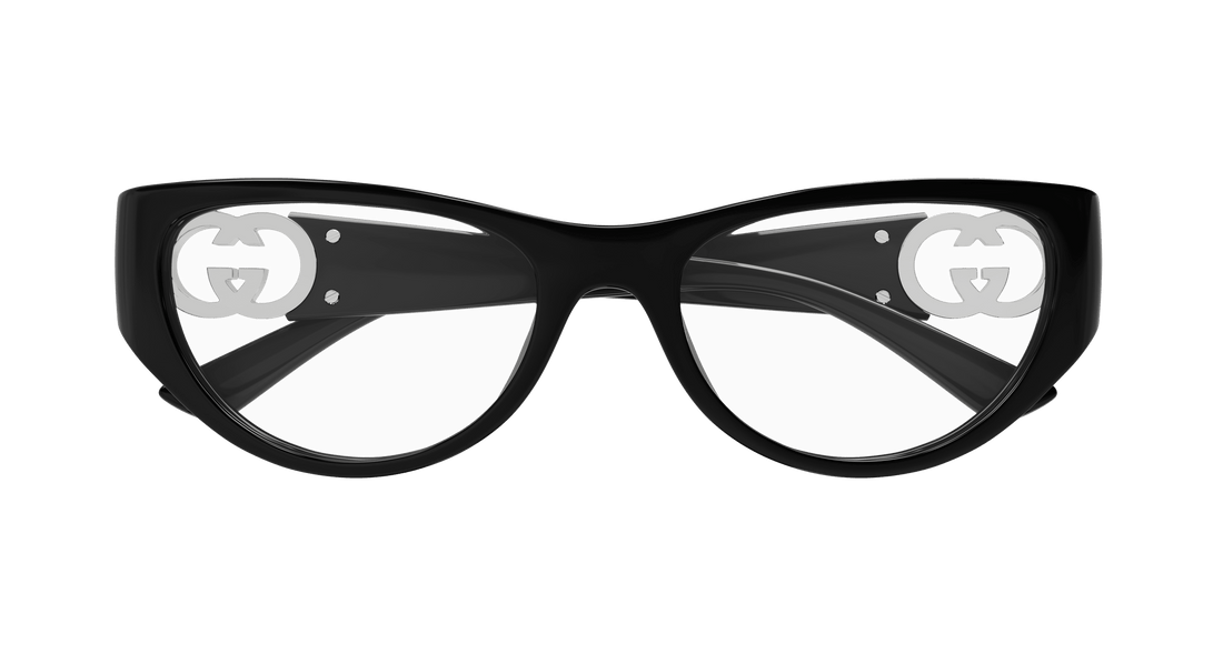 Occhiali da vista gucci gg1825o 001 negro cat eye femenino taglia 54mm - Vista dettagliata