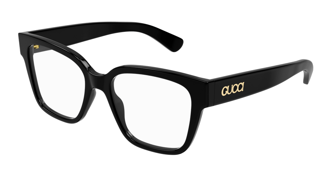 Prescription glasses gucci gg1791o 001 negro square femenino size 51mm - Main view