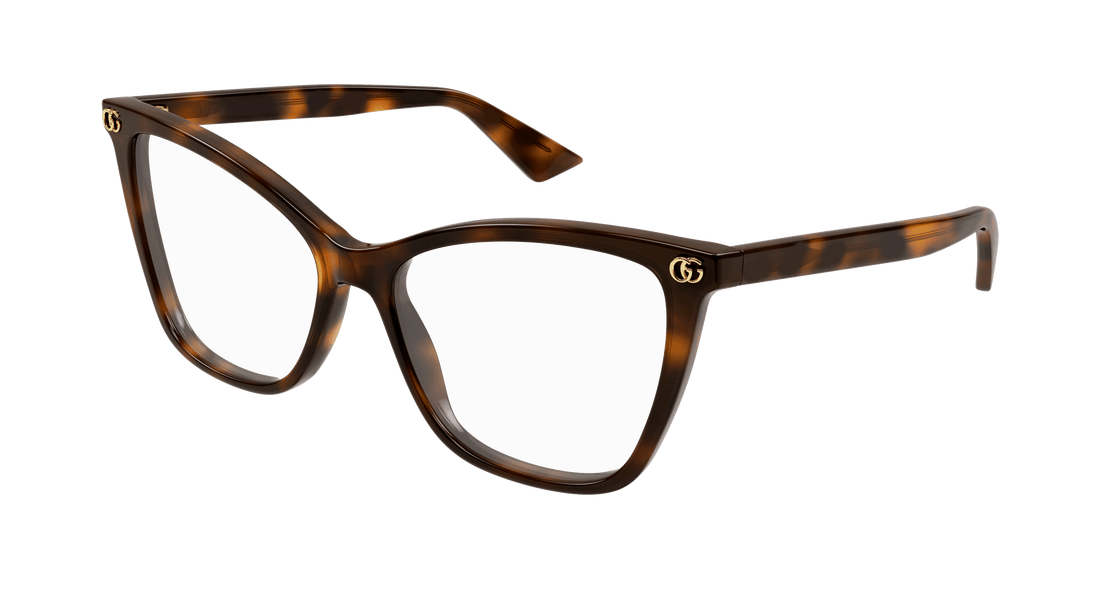 Occhiali da vista gucci gg1817o 002 havana cat eye femenino taglia 55mm - Vista principale
