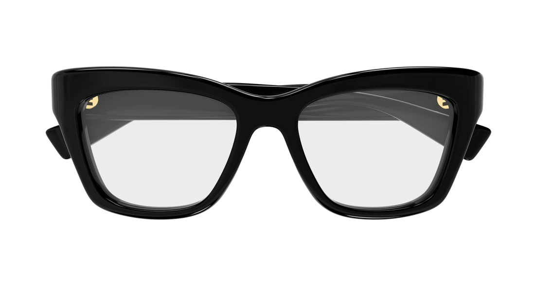 Óculos graduados gucci gg1810o 002 negro cat eye femenino tamanho 51mm - Vista de detalhe