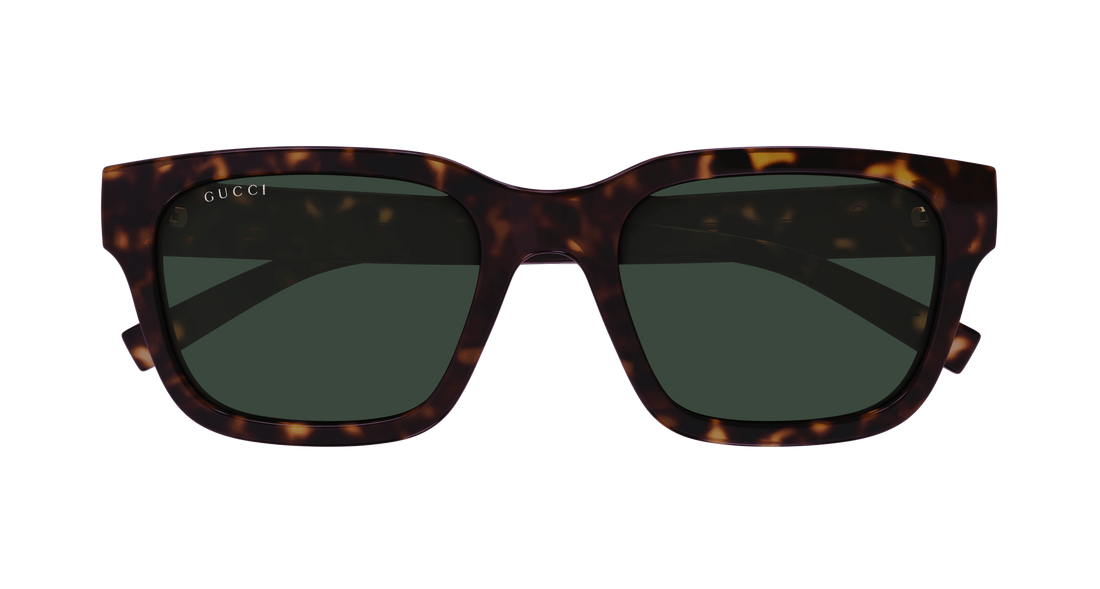 Óculos de sol gucci gg1857s 002 havana square masculino tamanho 55mm - Vista de detalhe
