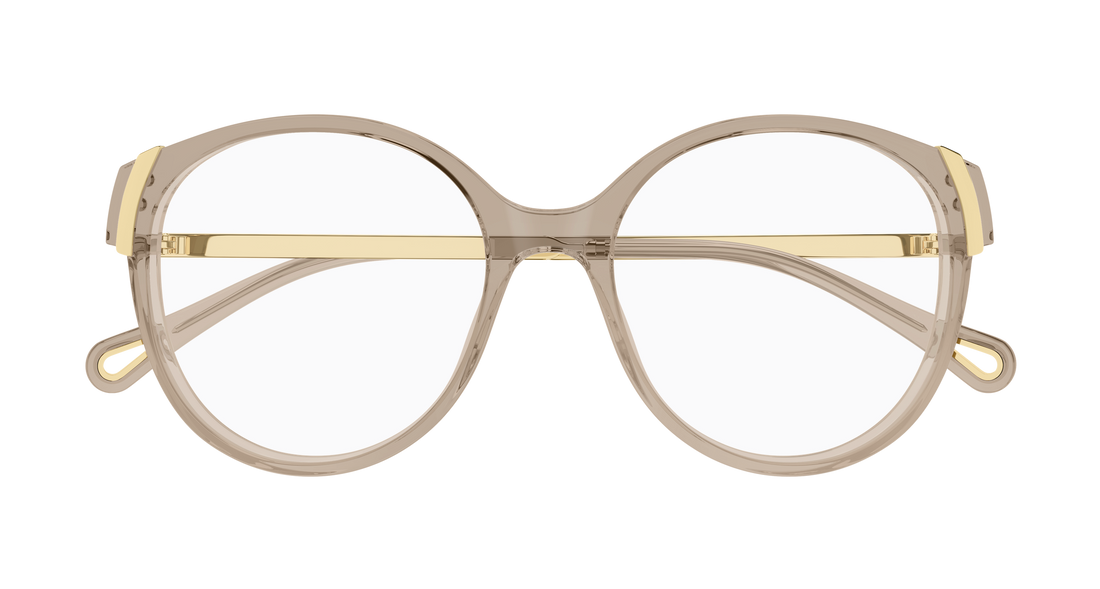 Dioptrijske naočale chloé ch0328o 003 marron round/oval/panthos femenino veličina 52mm - Detaljni prikaz