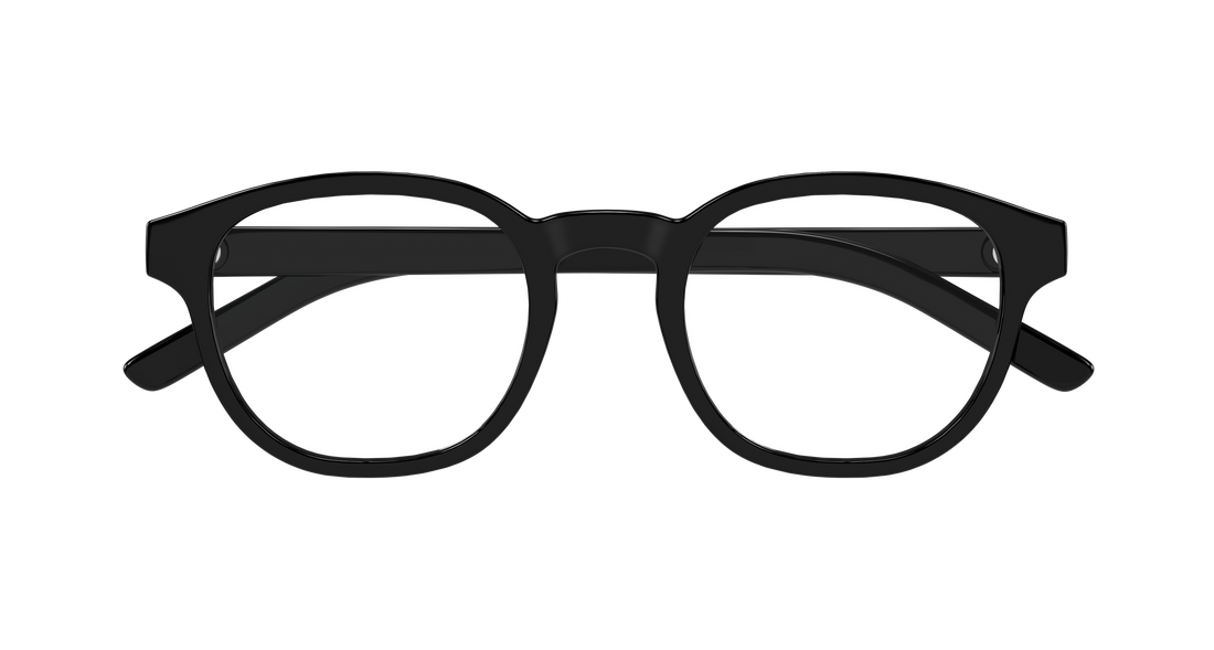 Gafas graduadas puma pu0516o 001 negro round/oval/panthos masculino talla 50mm - Vista de detalle