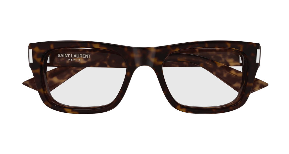Gafas graduadas saint laurent sl 83 opt 002 havana rectangular / squared unisex talla 53mm - Vista de detalle
