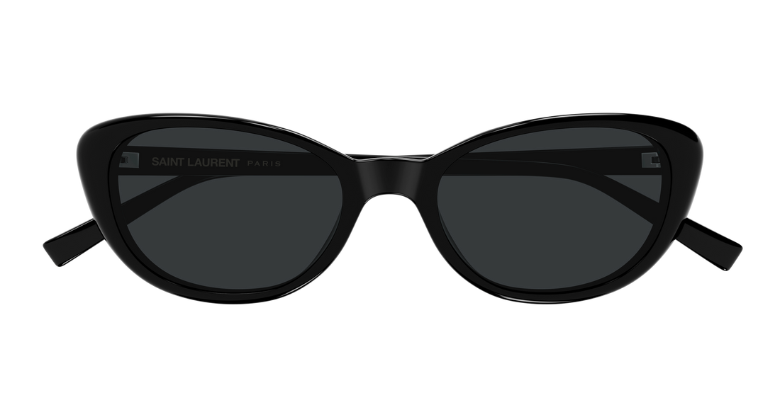 Óculos de sol saint laurent sl 822 001 negro cat eye femenino tamanho 52mm - Vista de detalhe