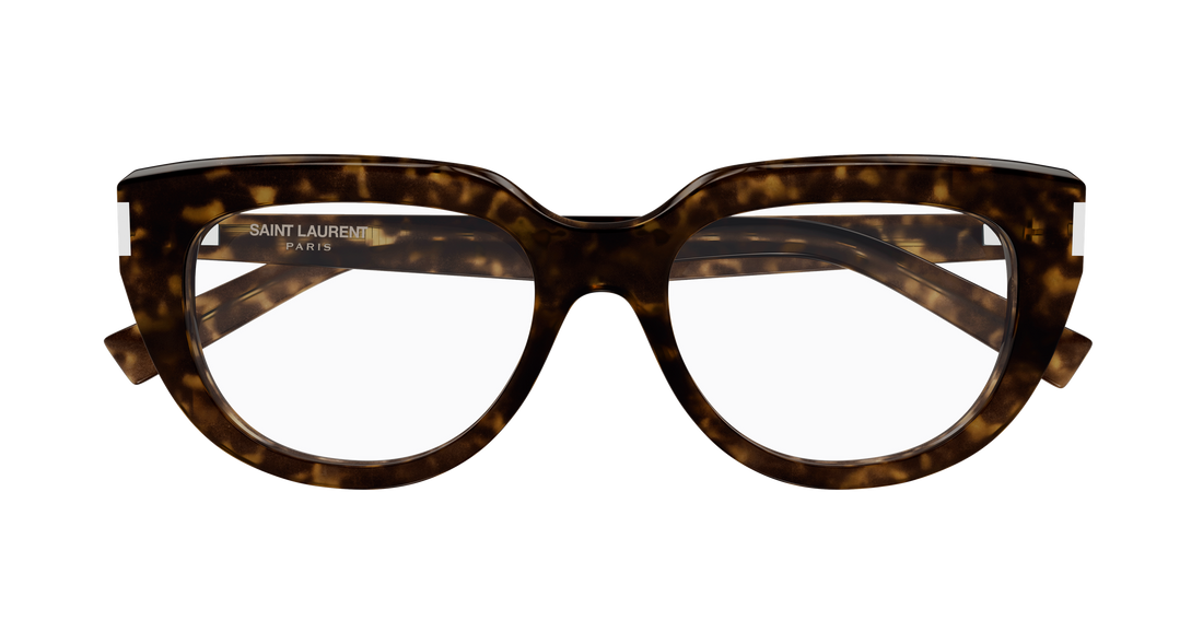 Gafas graduadas saint laurent sl 828 002 havana cat eye femenino talla 54mm - Vista de detalle
