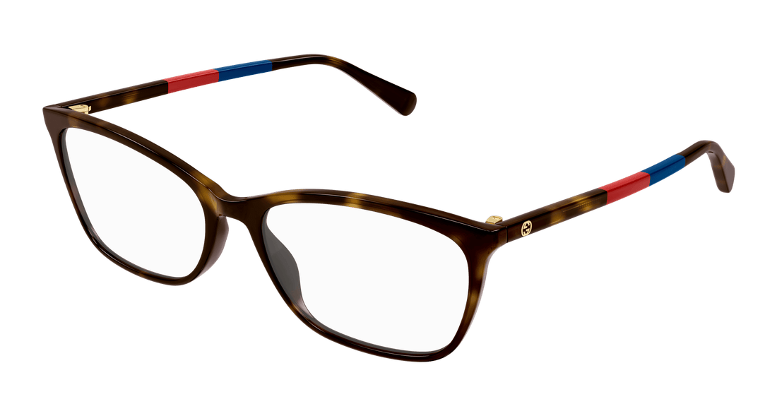 Brillen gucci gg1930o 004 havana square femenino größe 55mm - Hauptansicht