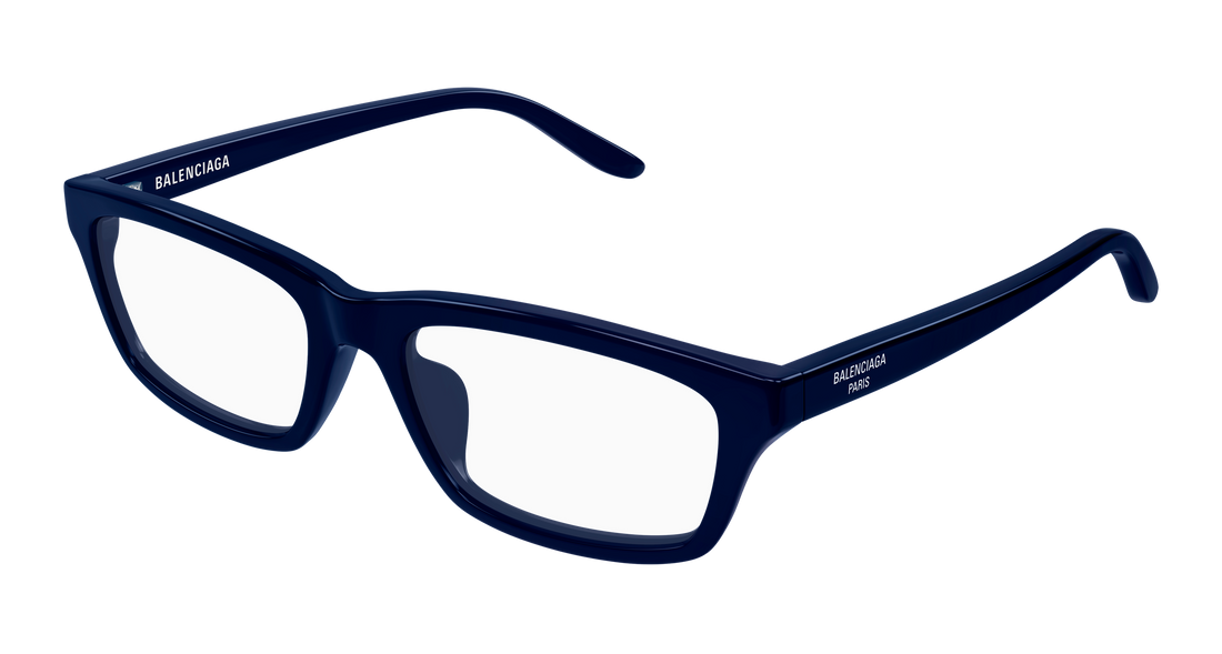 Occhiali da vista balenciaga bb0439o 004 azul rectangular / squared masculino taglia 55mm - Vista principale