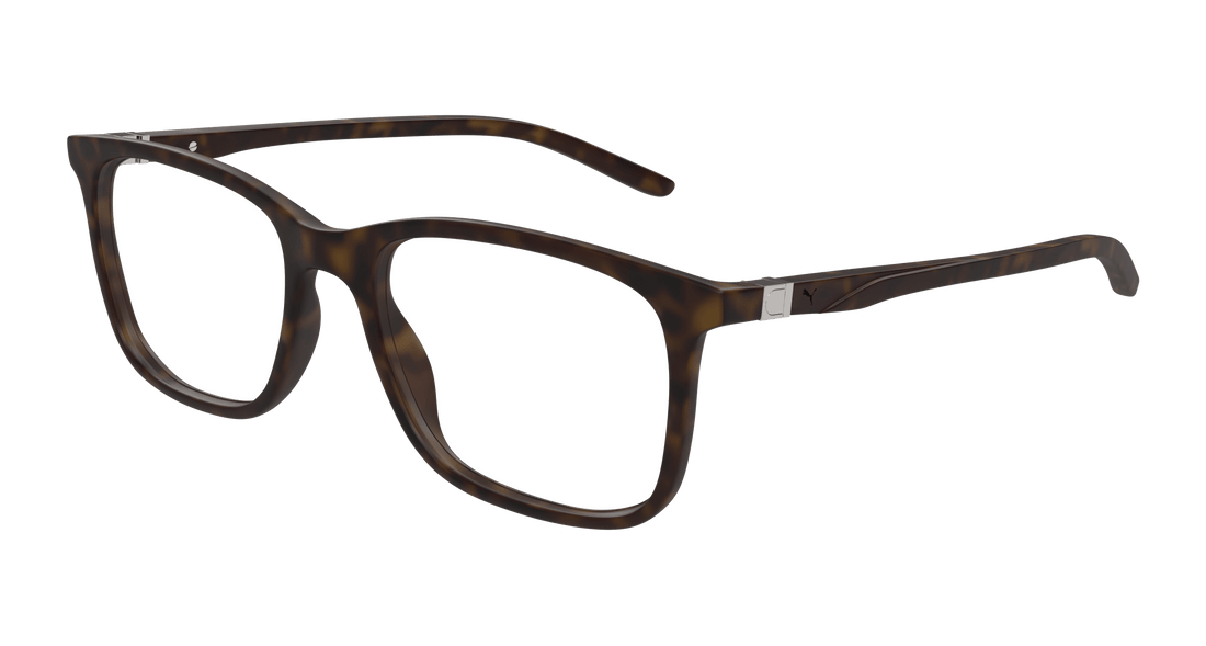 Occhiali da vista puma pu0492o 005 havana square masculino taglia 55mm - Vista principale