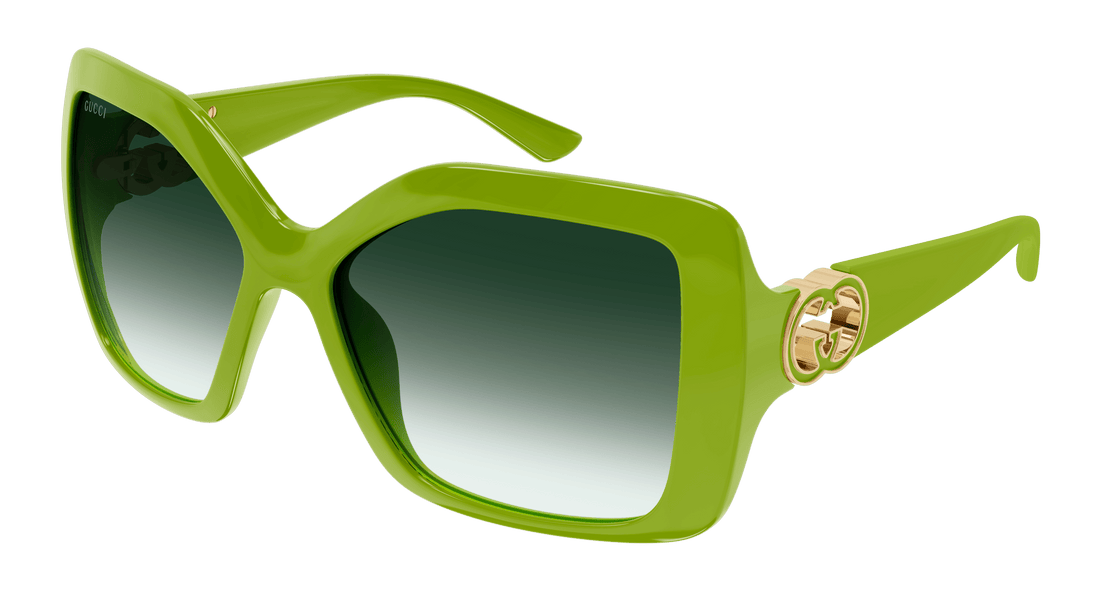 Sonnenbrillen gucci gg2015s 004 verde rectangular / squared femenino größe 59mm - Hauptansicht