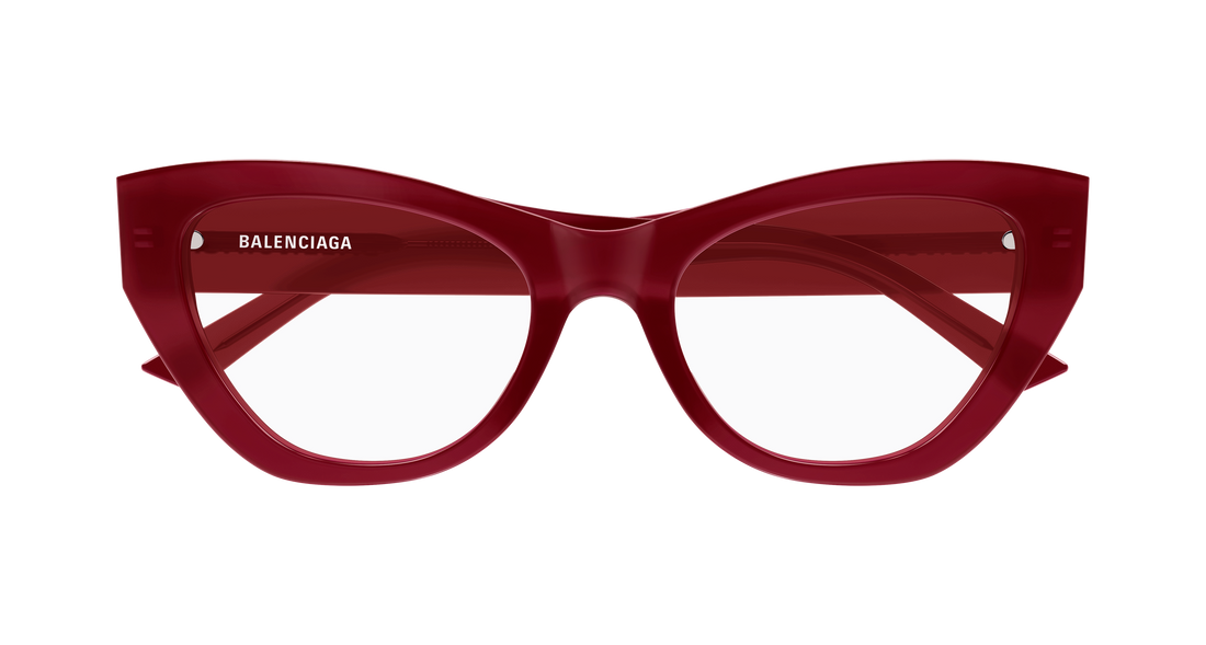 Brillen balenciaga bb0449o 010 burdeos cat eye femenino maat 55mm - Detailaanzicht