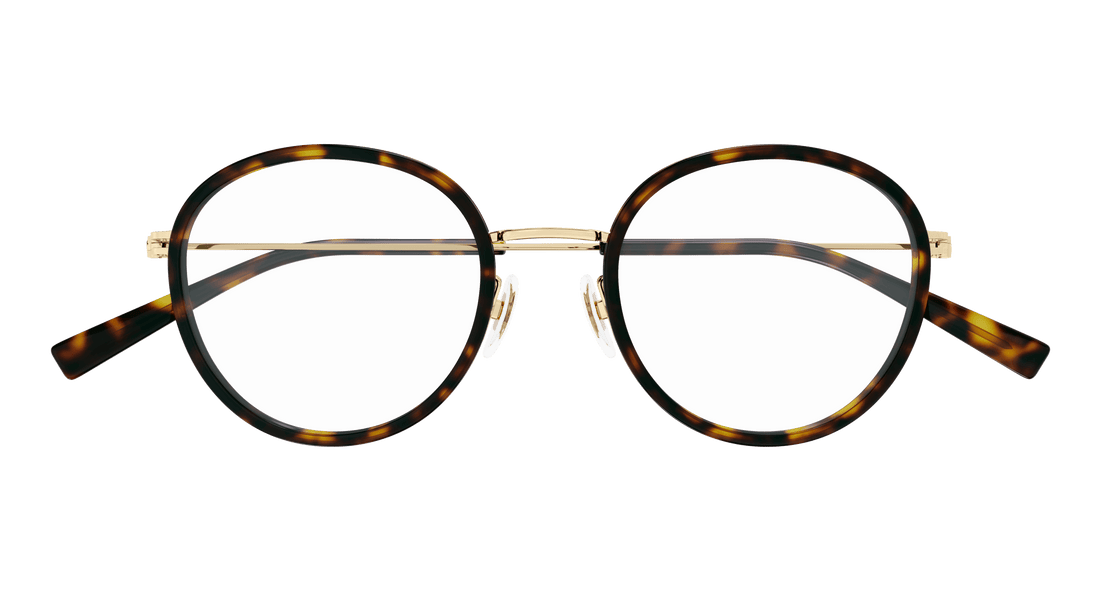 Óculos graduados gucci gg1851oa 006 havana round femenino tamanho 50mm - Vista de detalhe
