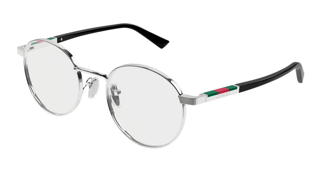 Brillen gucci gg1966ok 001 plateado round/oval/panthos masculino größe 51mm - Hauptansicht