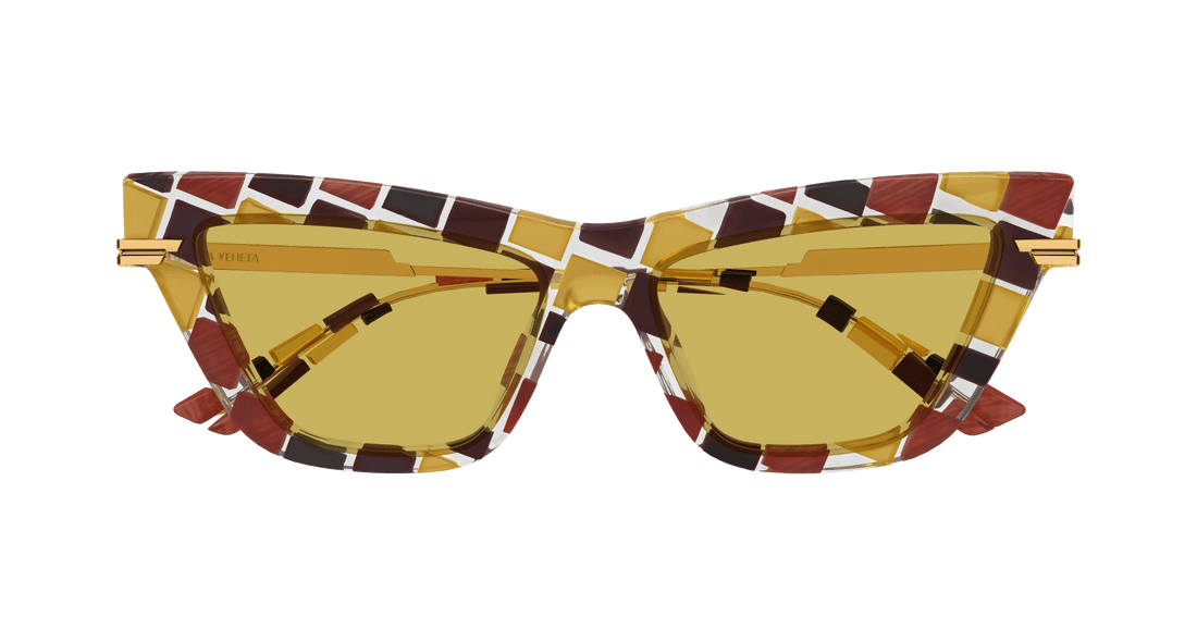 Lunettes de soleil bottega veneta bv1241s 005 multicolor cat eye femenino taille 54mm - Vue détaillée