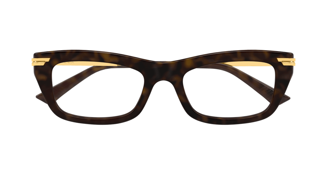 Prescription glasses bottega veneta bv1371o 002 havana square femenino size 51mm - Detailed view