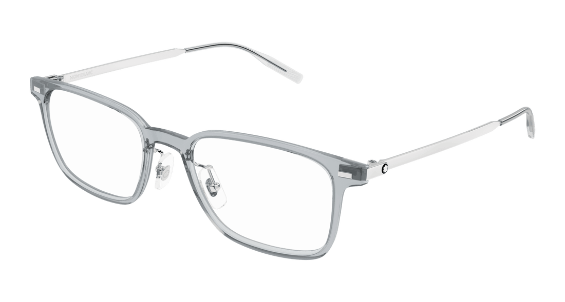 Brillen montblanc mb0394on 008 gris square masculino größe 56mm - Hauptansicht
