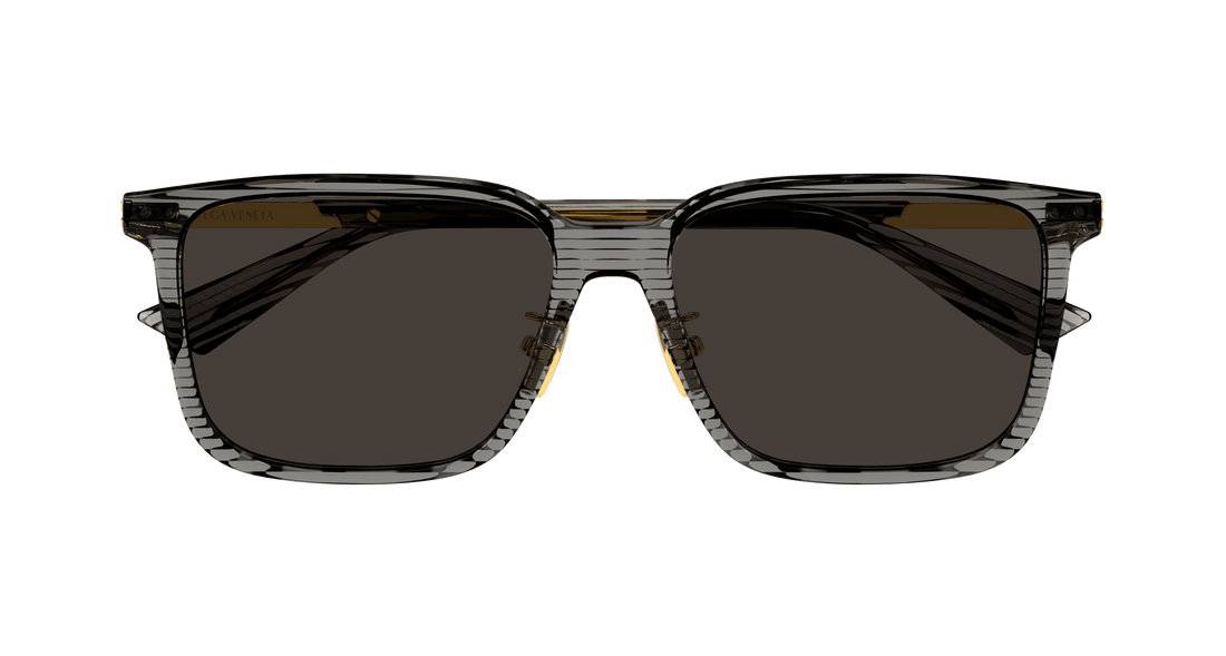 Occhiali da sole bottega veneta bv1374sk 007 havana square masculino taglia 57mm - Vista dettagliata