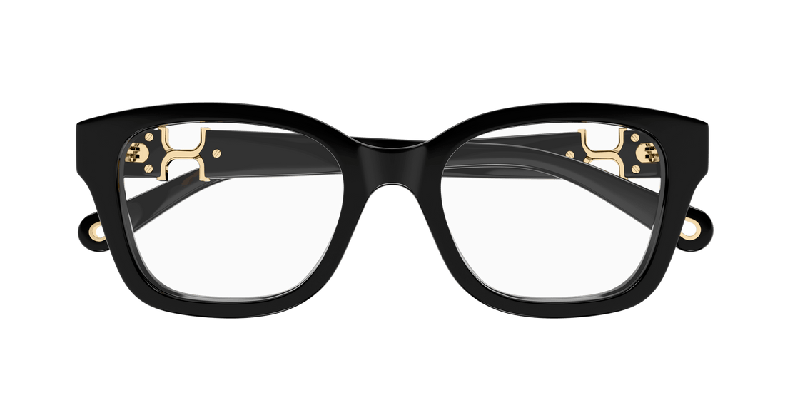 Brillen chloé ch0305o 005 negro square femenino größe 51mm - Detailansicht