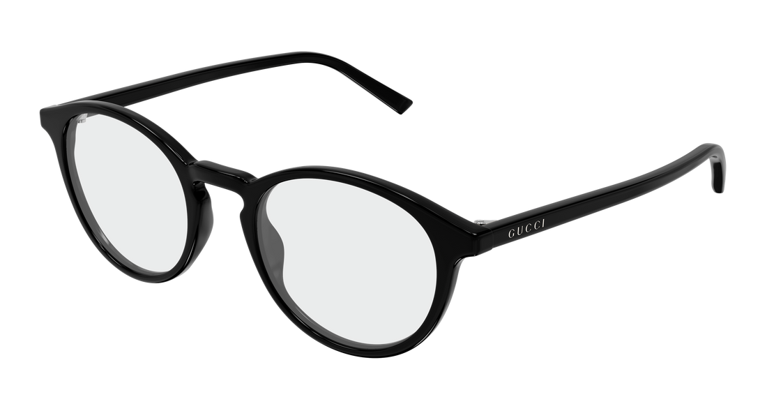 Occhiali da vista gucci gg1998o 001 negro round/oval/panthos masculino taglia 49mm - Vista principale