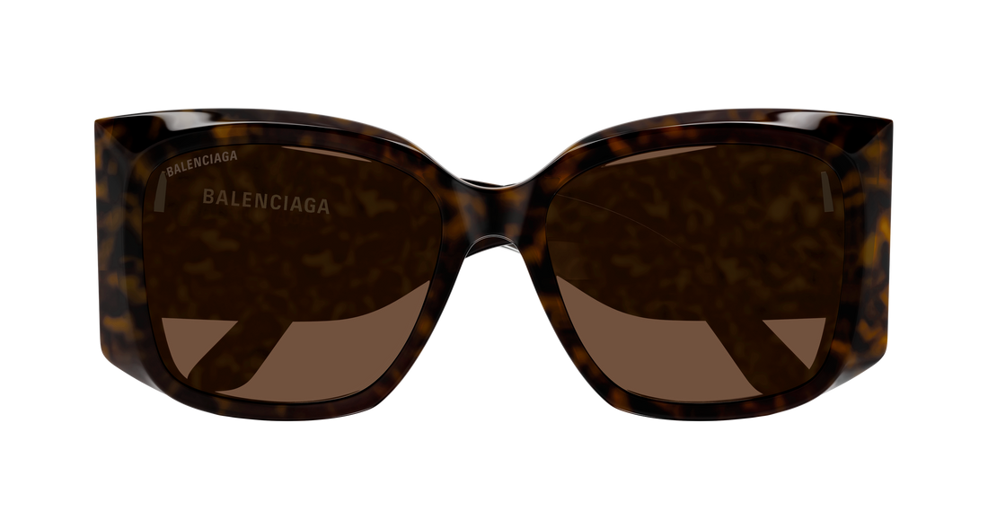 Occhiali da sole balenciaga bb0443s 004 havana butterfly femenino taglia 58mm - Vista dettagliata