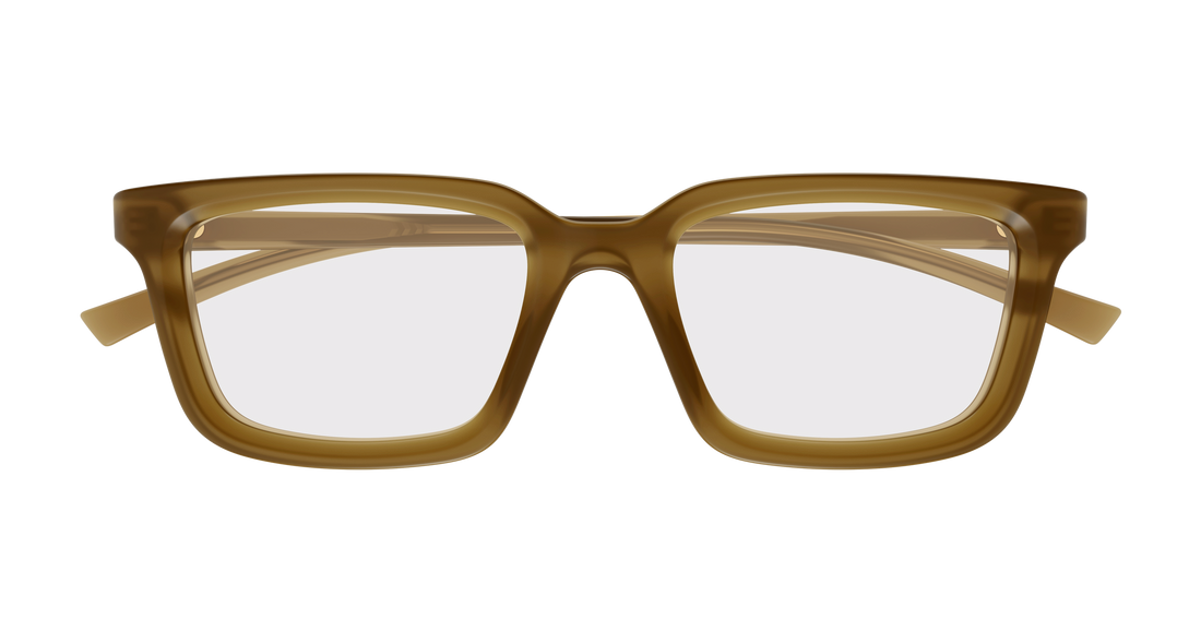 Occhiali da vista gucci gg1947o 007 marron rectangular / squared masculino taglia 53mm - Vista dettagliata