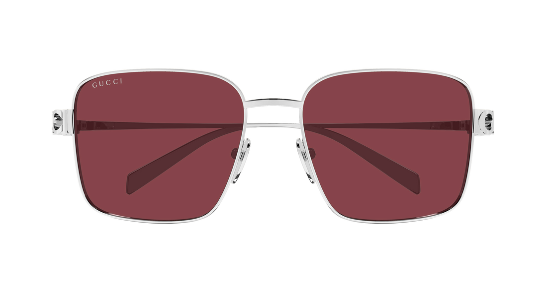 Sonnenbrillen gucci gg1937s 003 plateado rectangular / squared femenino größe 54mm - Detailansicht