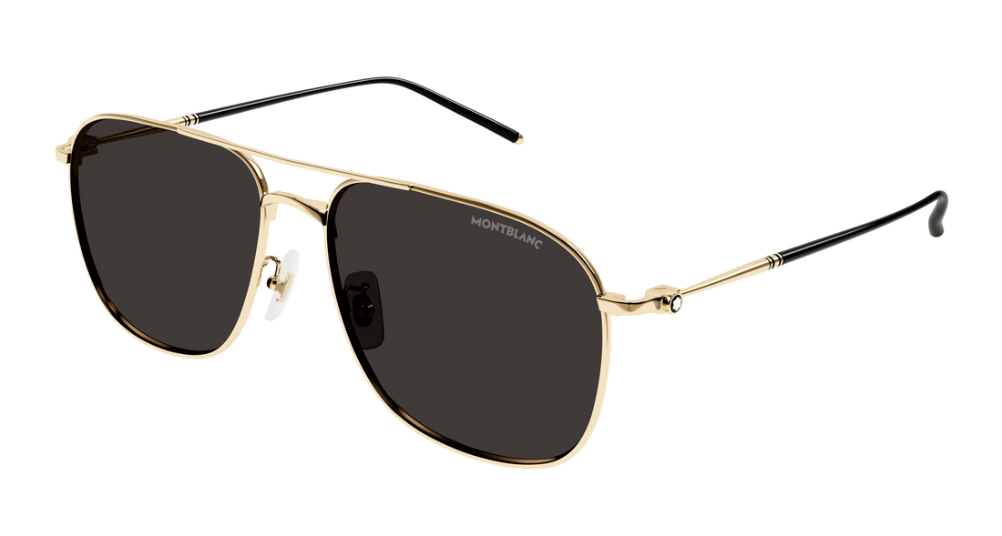 Sonnenbrillen montblanc mb0417sa 001 dorado pilot masculino größe 60mm - Hauptansicht