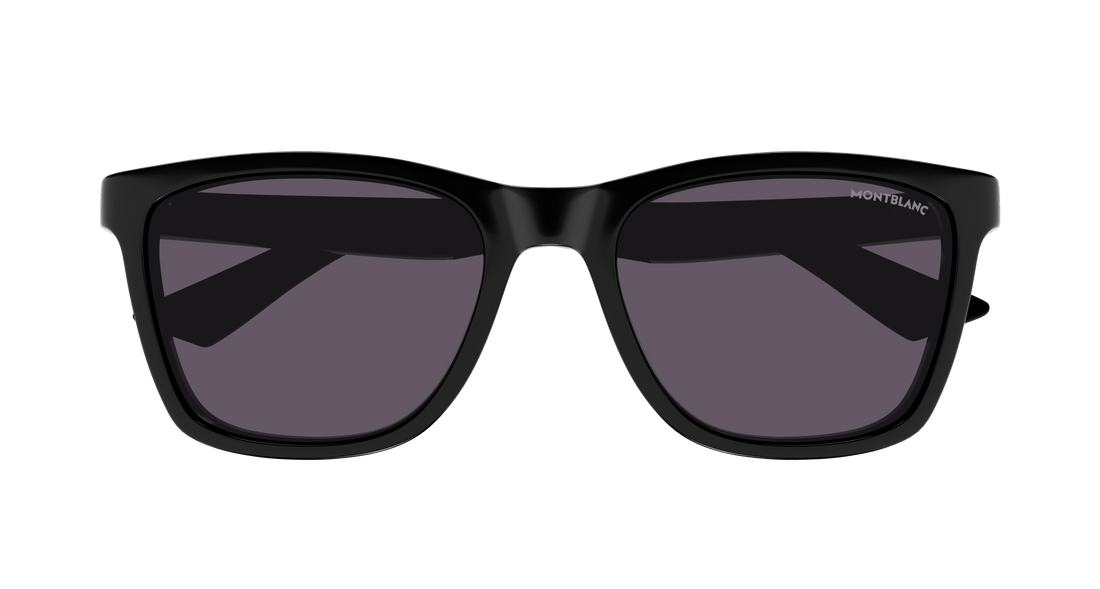 Sonnenbrillen montblanc mb0399s 005 negro square masculino größe 55mm - Detailansicht