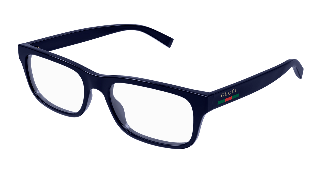 Occhiali da vista gucci gg1858o 003 azul square masculino taglia 56mm - Vista principale
