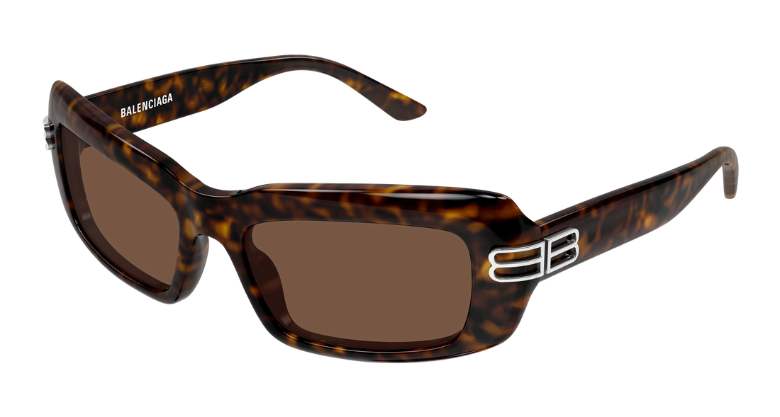 Occhiali da sole balenciaga bb0432s 002 havana rectangular / squared femenino taglia 57mm - Vista principale