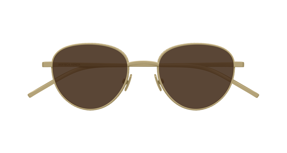 Sonnenbrillen bottega veneta bv1966s 001 bronce round/oval/panthos masculino größe 50mm - Detailansicht