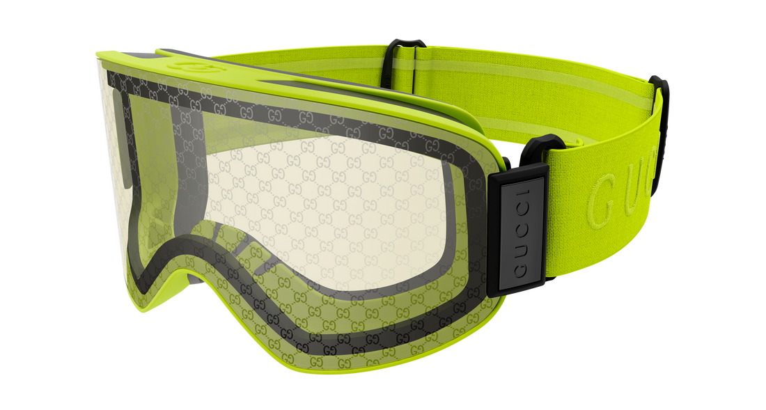 Sunglasses gucci gg1974s 002 verde mask unisex size 99mm - Main view