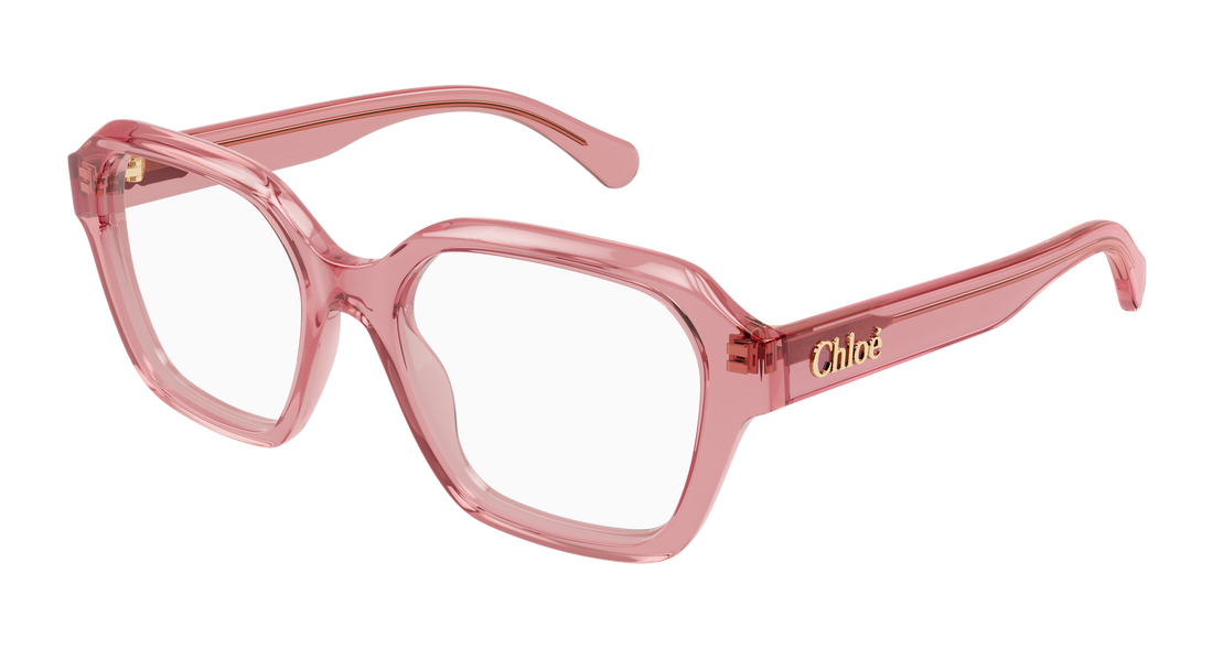 Brillen chloé ch0272o 006 rosa rectangular / squared femenino größe 53mm - Hauptansicht