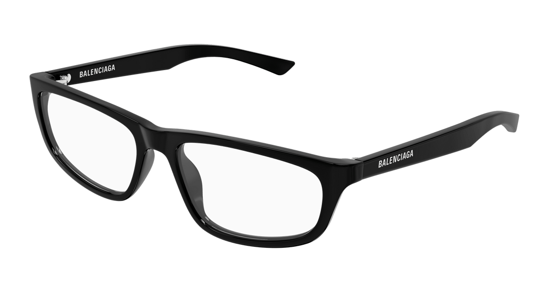 Brillen balenciaga bb0407o 001 negro square unisex größe 56mm - Hauptansicht