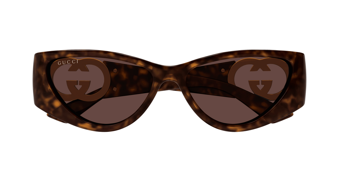 Sonnenbrillen gucci gg1824s 002 havana cat eye femenino größe 55mm - Detailansicht