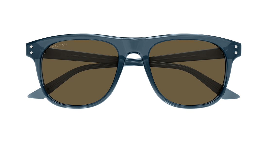 Occhiali da sole gucci gg1893s 004 azul square masculino taglia 53mm - Vista dettagliata