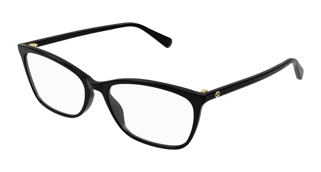 Prescription glasses gucci gg1930o 001 negro square femenino size 55mm - Main view