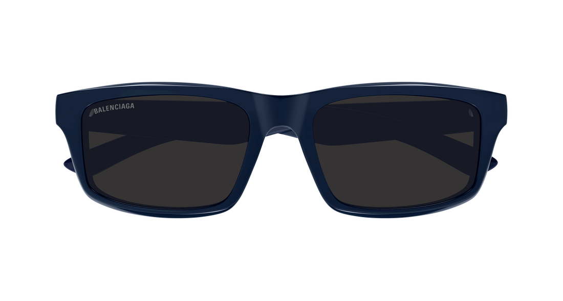 Occhiali da sole balenciaga bb0424sk 004 azul rectangular / squared masculino taglia 56mm - Vista dettagliata