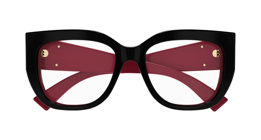 Prescription glasses gucci gg1846o 003 negro butterfly femenino size 54mm - Detailed view