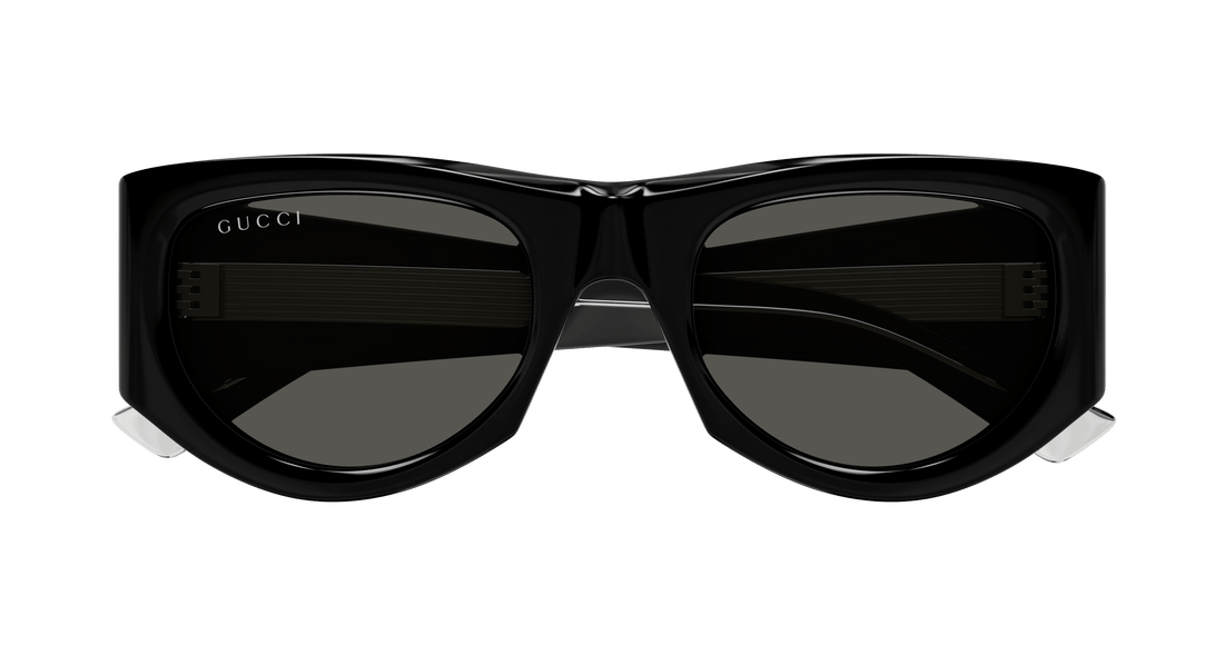 Óculos de sol gucci gg1917s 001 negro square femenino tamanho 53mm - Vista de detalhe