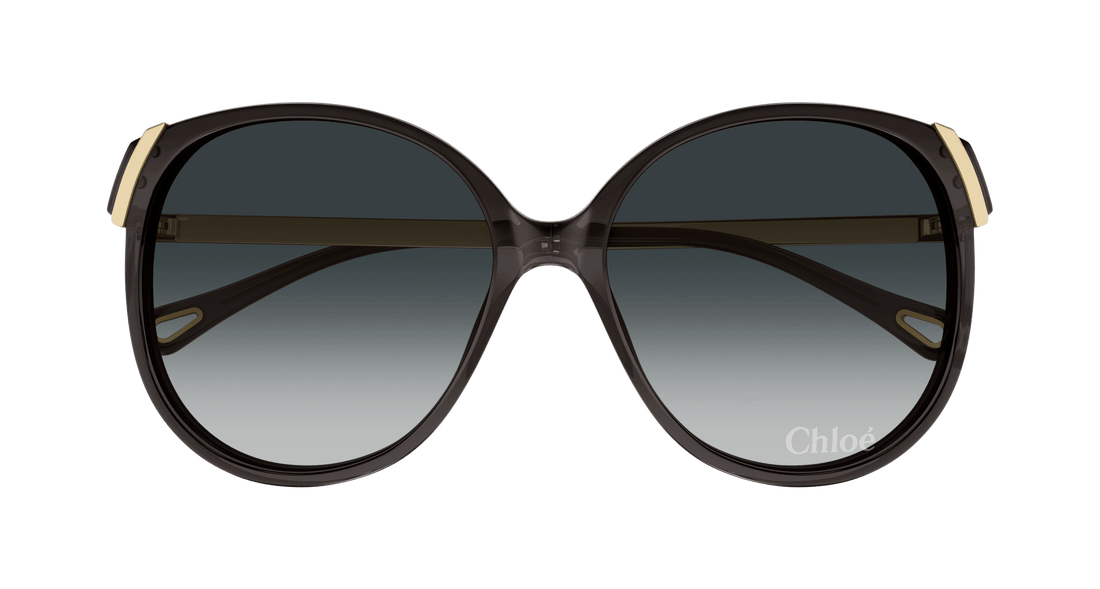 Gafas de sol chloé ch0285s 001 gris square femenino talla 58mm - Vista de detalle