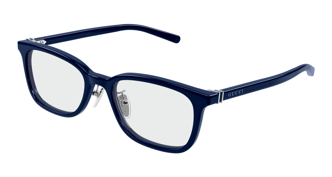 Prescription glasses gucci gg2002oj 003 azul rectangular / squared masculino size 53mm - Main view